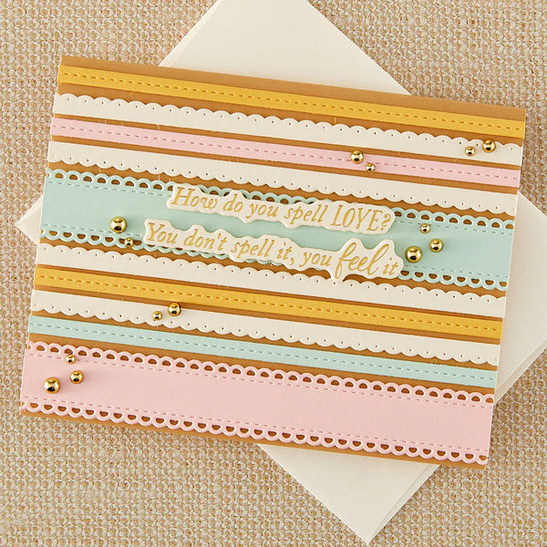 Sweet Sentiments Press & Foil Plate + Die Set | Simple Stories Classic Pooh