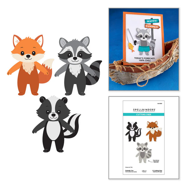 Trailside Trio Etched Dies | Summer Camp Collection