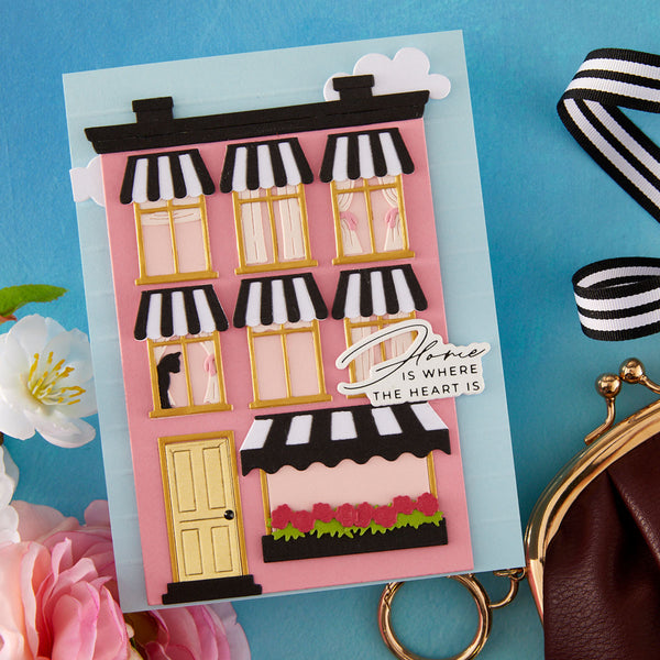 Welcome Home Sentiments Press & Foil Plate + Die Set | Yana Smakula