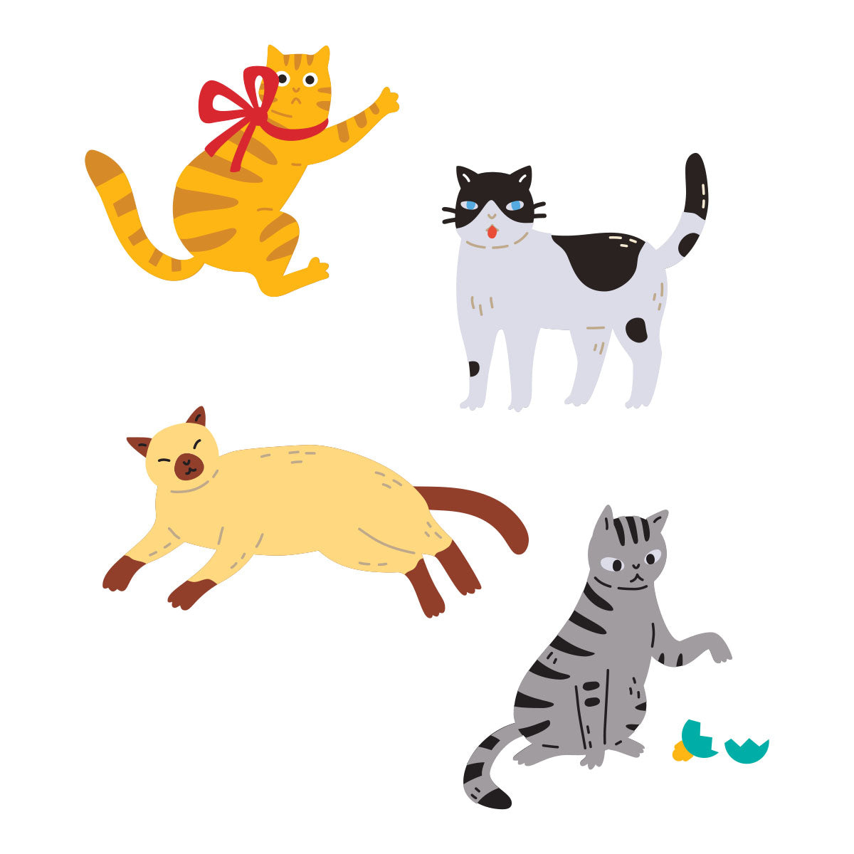 Christmas Cats Etched Dies | Yana Smakula {coming soon!}