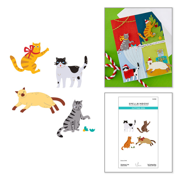 Christmas Cats Etched Dies | Yana Smakula {coming soon!}