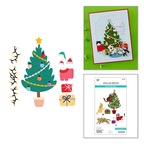 Christmas Cats Accessories Etched Dies | Yana Smakula {coming soon!}
