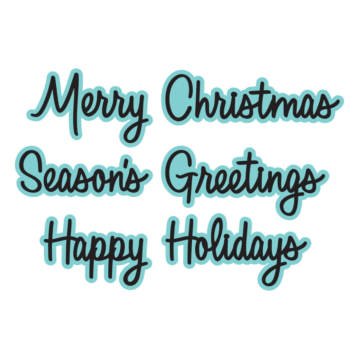 Merry Greetings Etched Dies {coming soon!}