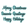 Merry Greetings Etched Dies {coming soon!}