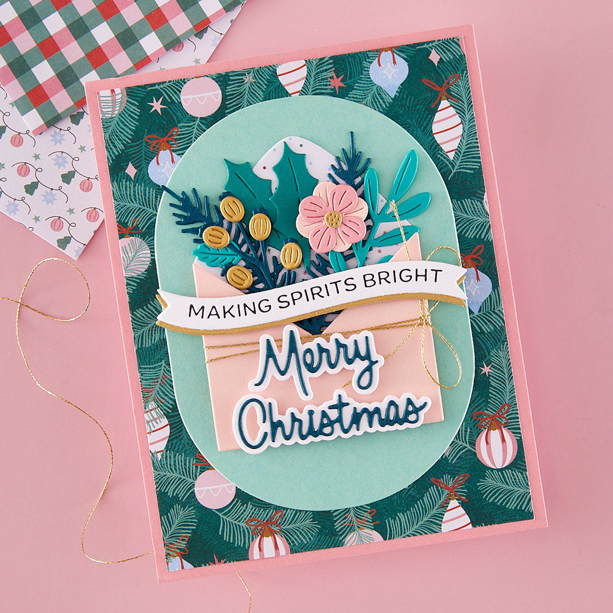 Merry Greetings Etched Dies {coming soon!}