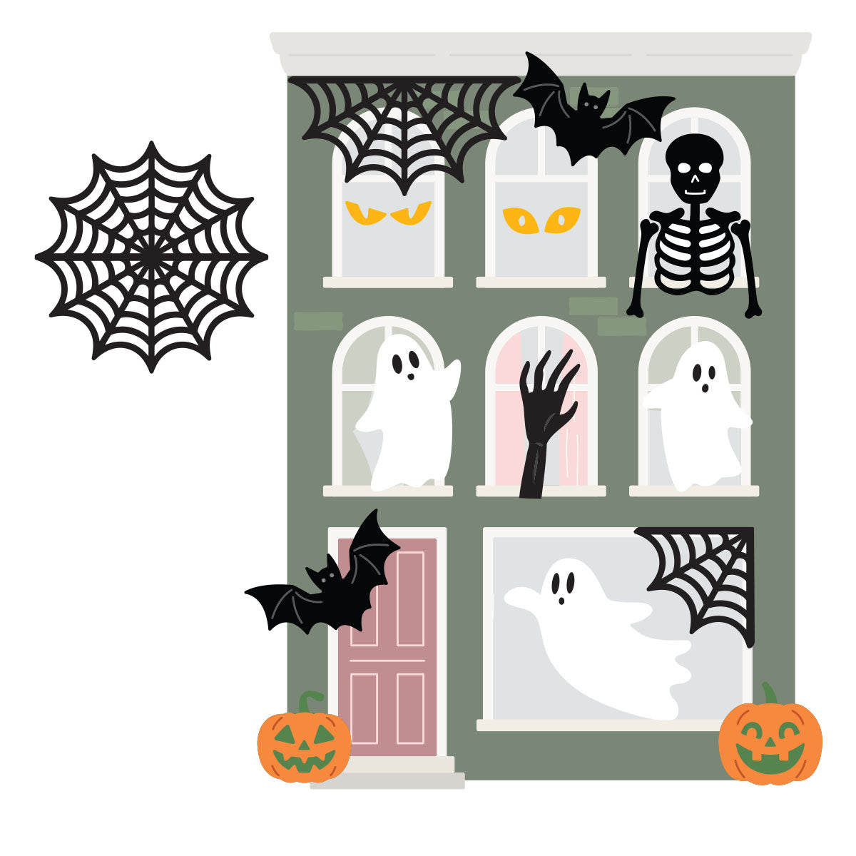 Halloween City Holiday Decorations Etched Dies by Yana Smakula — additional view 2