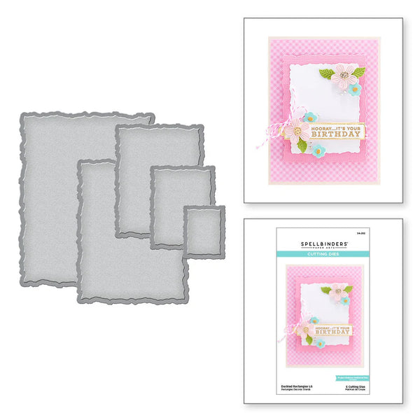 Deckled Rectangles Nesting Die Set | Nestabilities