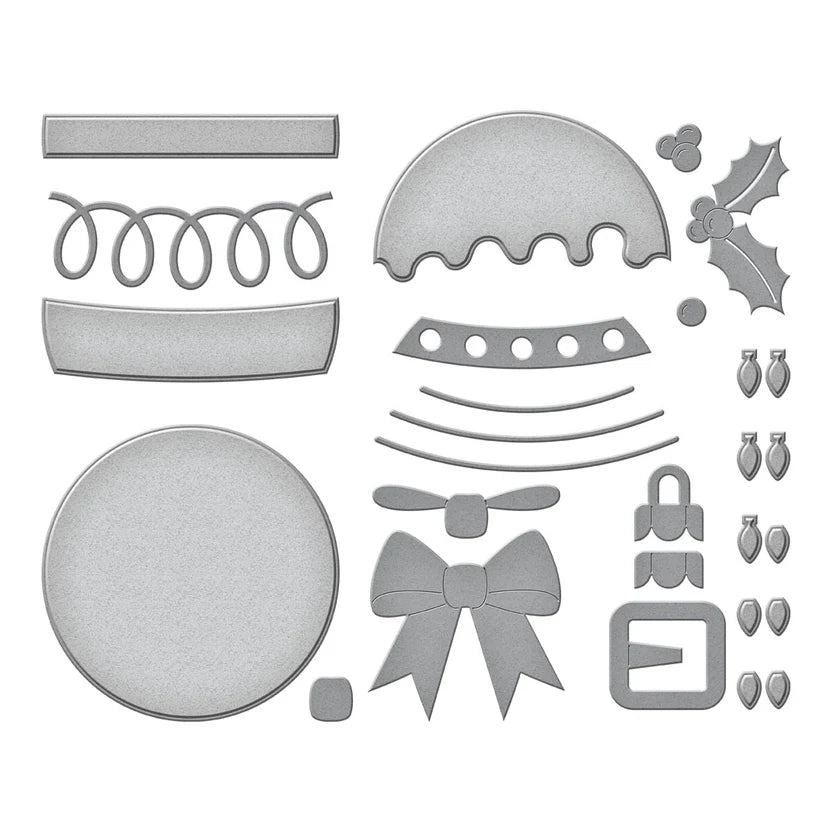 Festive Ornaments Etched Dies | Nichol Spohr