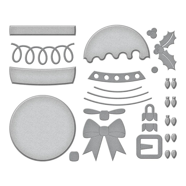 Festive Ornaments Etched Dies | Nichol Spohr