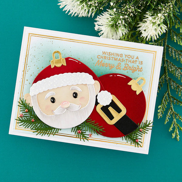 Santa’s Sippin’ Sayings Clear Stamp Set | Nichol Spohr