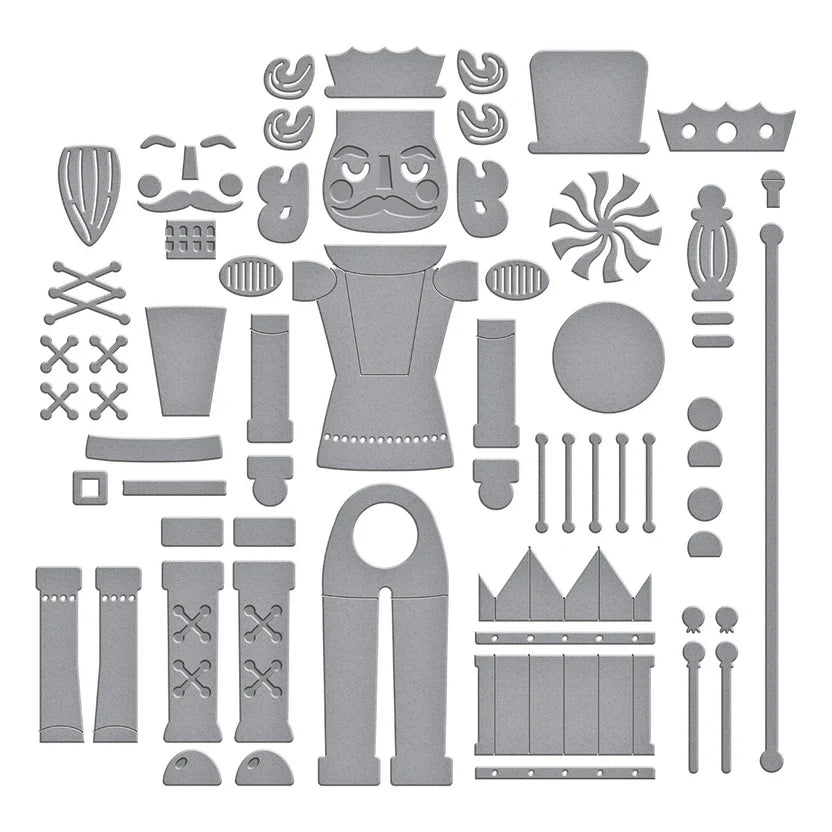 Fritz Dancin' Nutcracker Etched Dies | Dancin' Christmas Friends