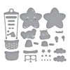 Swinging Among the Stars Etched Dies | Little Smiles Collection