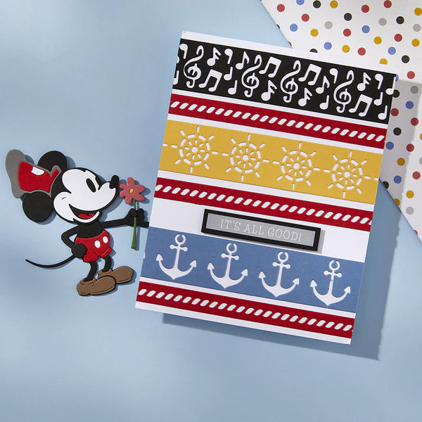 Classic Mouse Borders Etched Die Set | Classic Mouse