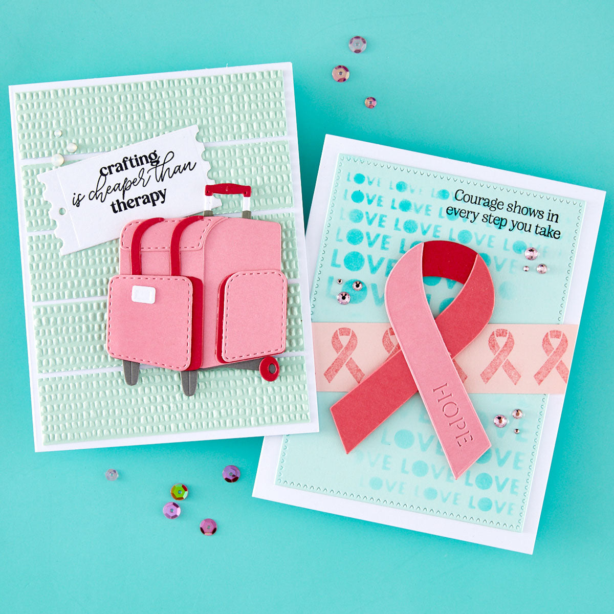 Keep Calm Sentiments Clear Stamp Set | Sheri Ballantyne