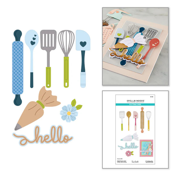 Fluff, Frost & Roll Etched Dies | Make It & Bake It