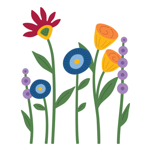 Whimsical Blooms Etched Dies | Vicky Papaioannou