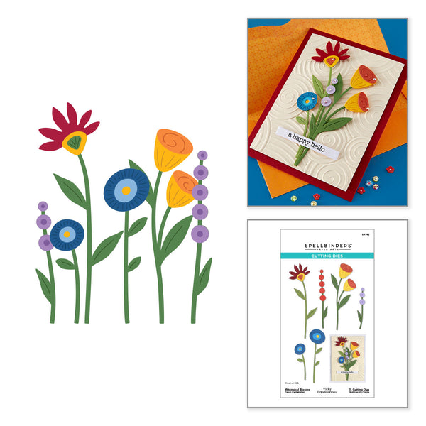 Whimsical Blooms Etched Dies | Vicky Papaioannou