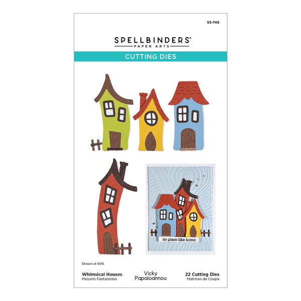 Whimsical Houses Etched Dies | Vicky Papaioannou