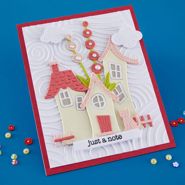 Whimsical Houses Etched Dies | Vicky Papaioannou