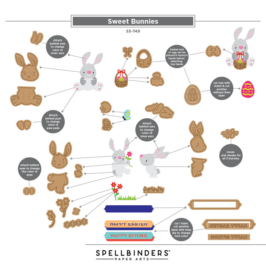 Bunny Buddies Die Set | Simon Hurley