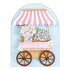 Flower Cart Etched Die Set | Vintage Flower Shoppe