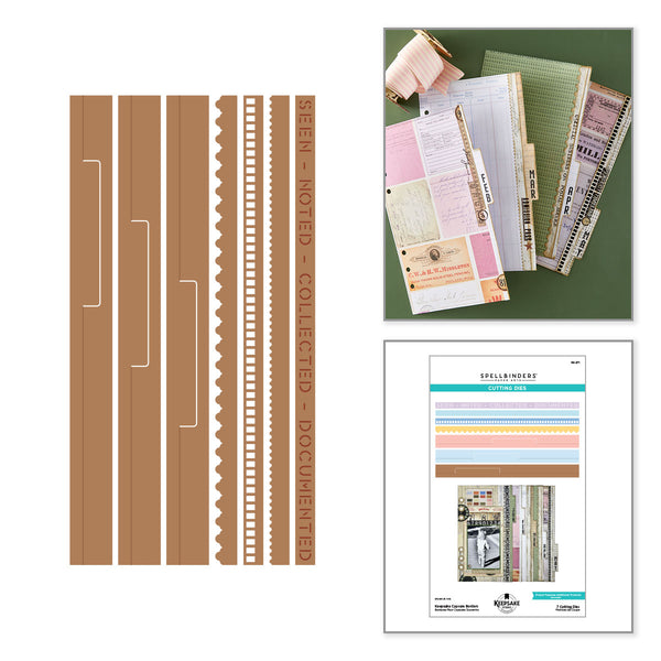 Keepsake Capsule Borders Etched Dies | Esther Glas {coming soon!}