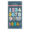 Bold Numbers Etched Dies | Color Mix Celebrations