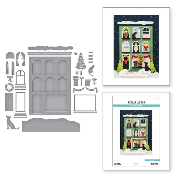 City Holiday Etched Dies | Yana Smakula's City Holiday