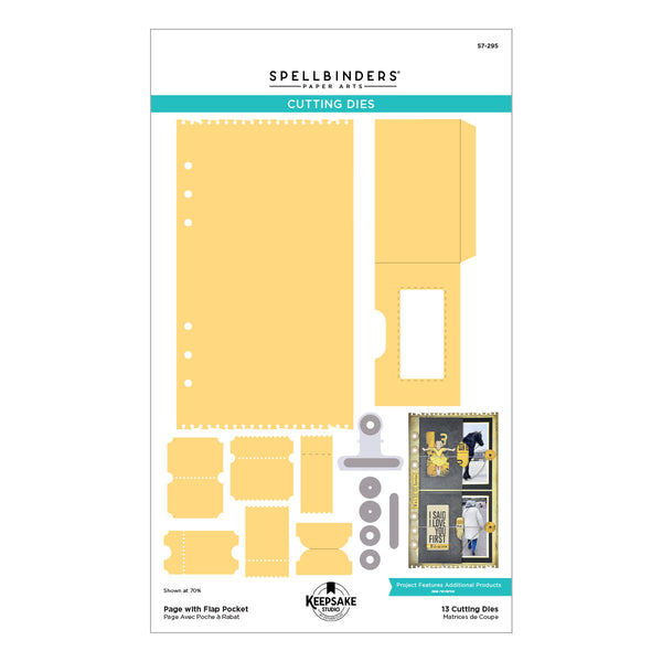 Page with Flap Pocket Etched Dies | Esther Glas {coming soon!}