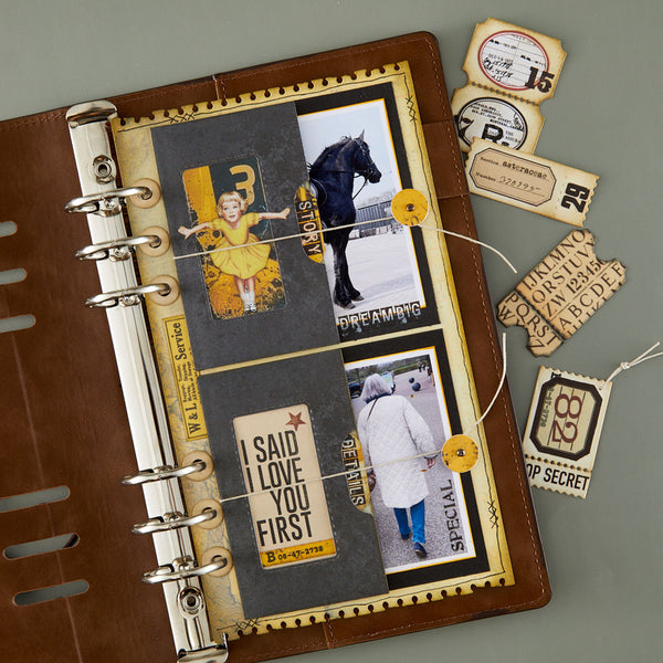 Page with Flap Pocket Etched Dies | Esther Glas {coming soon!}