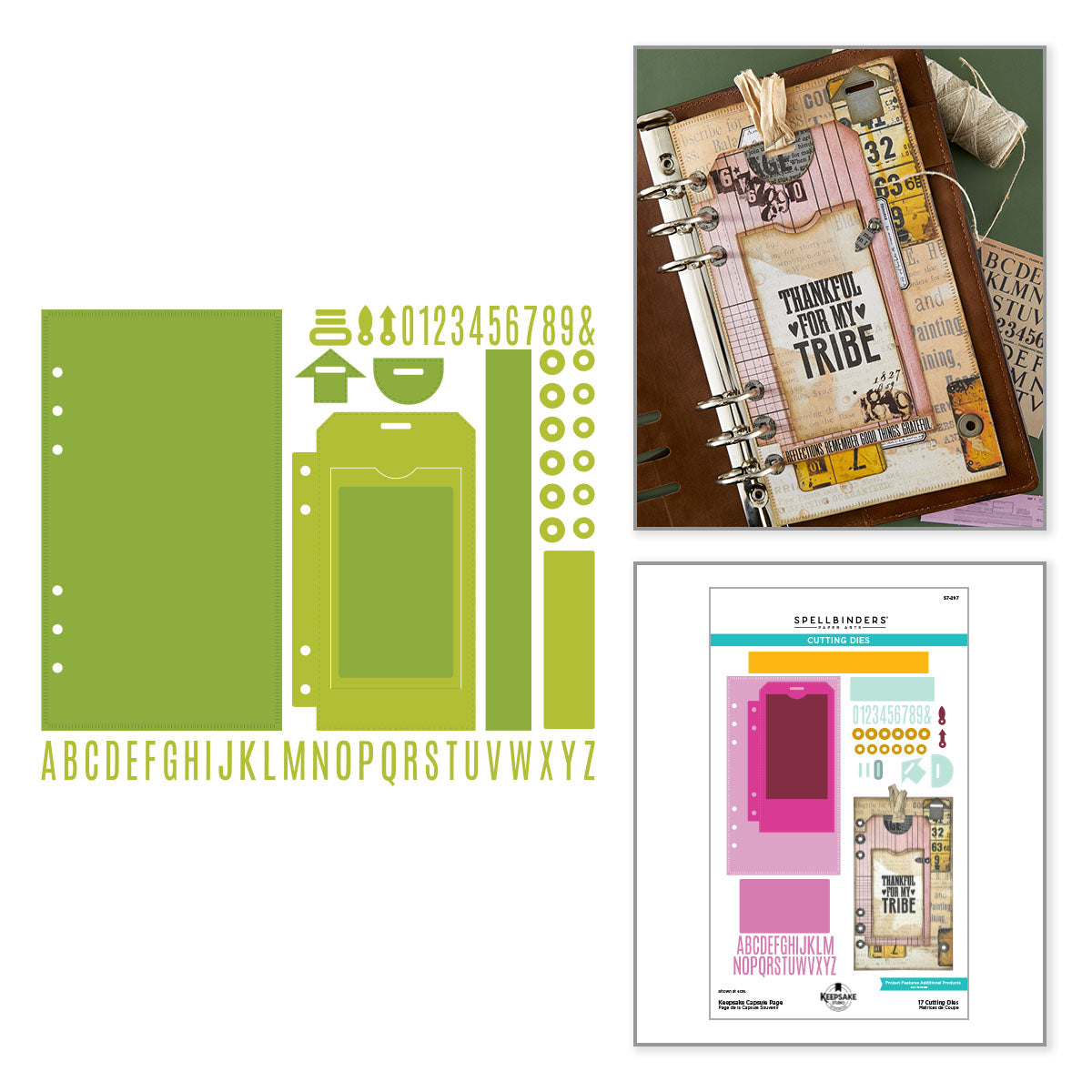 Keepsake Capsule Page Etched Dies | Esther Glas {coming soon!}