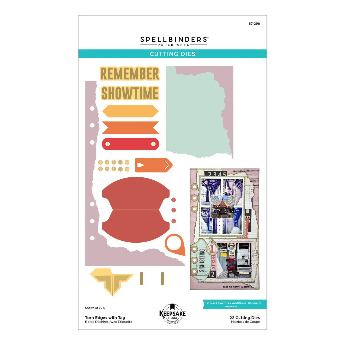 Torn Edges with Tag Etched Dies | Esther Glas {coming soon!}