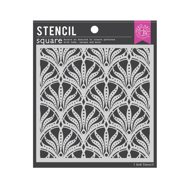 Art Deco Dancing Stencil