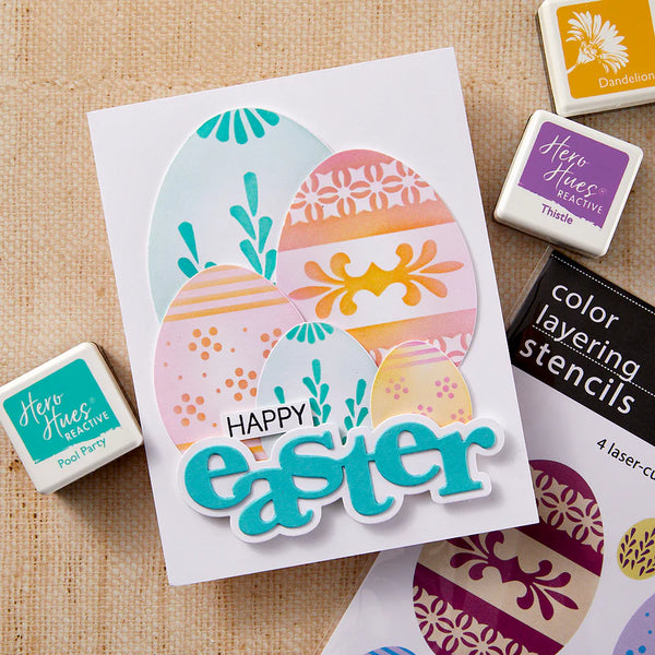 Egg-finity Dies + Coloring Stencils Bundle {10% off Bundle Deal}