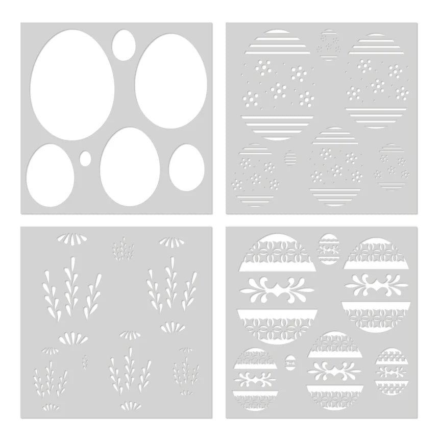 Egg-finity Dies + Coloring Stencils Bundle {10% off Bundle Deal}