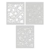 Color Layering Delft Floral Stencils