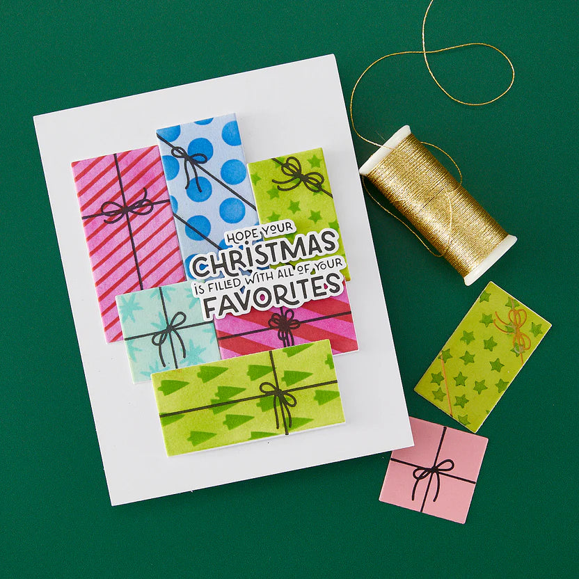 Best Gift Ever Gift Boxes Die + Stencil + Press Plate Bundle