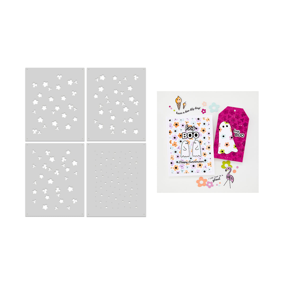 Flower Power Layering Stencil Set {coming soon!}