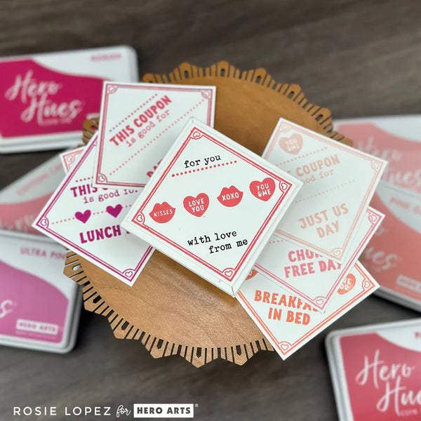 Folded Love Note Dies + Sentiments Stamps | Love Notes Bundle