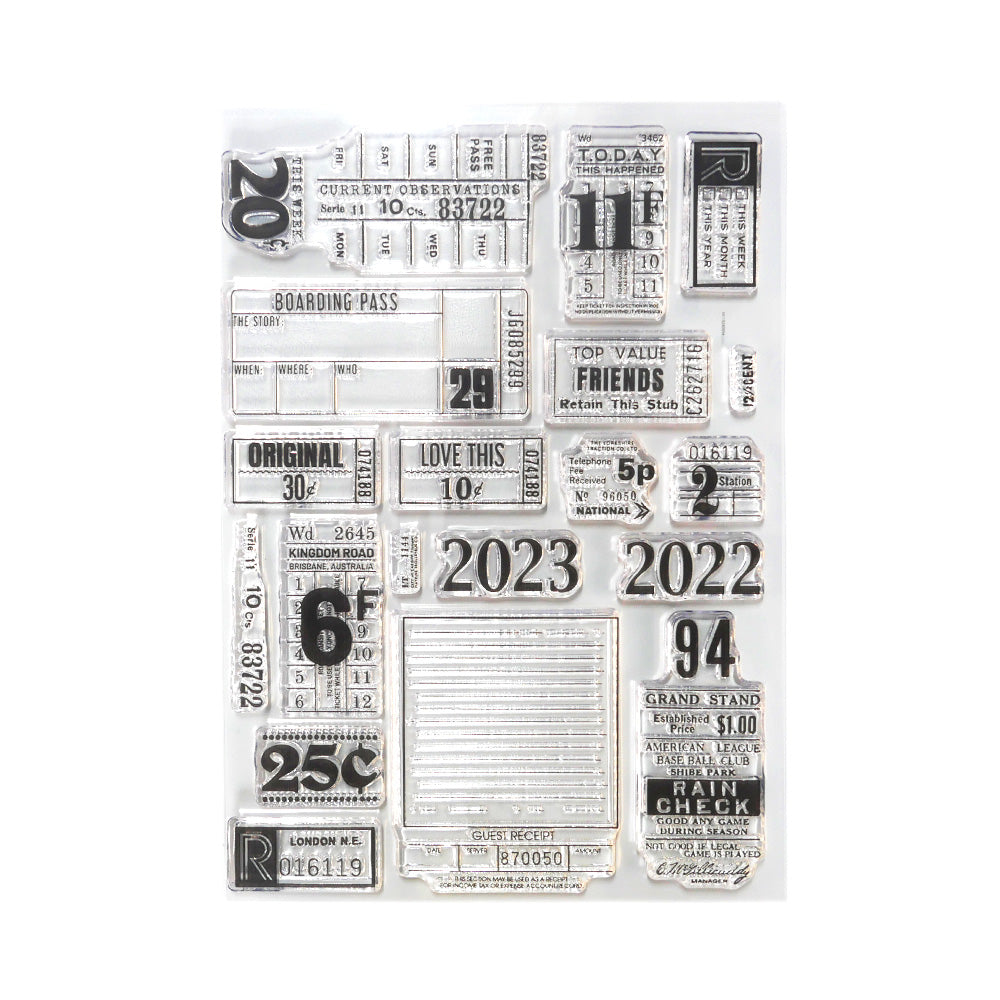 Tickets Clear Stamp Set {2022/2023}