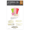Here for the Presents Letterpress & Foil + Cut Set