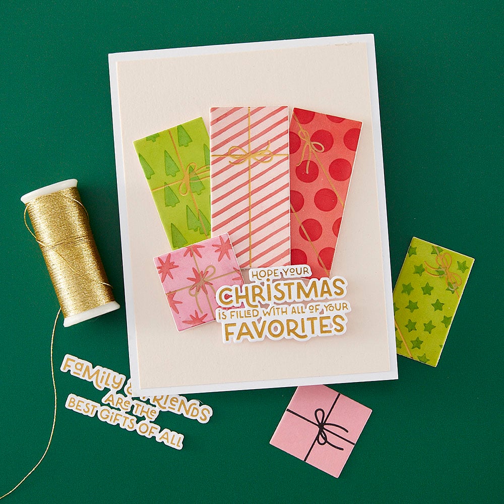 Here for the Presents Letterpress & Foil + Cut Set