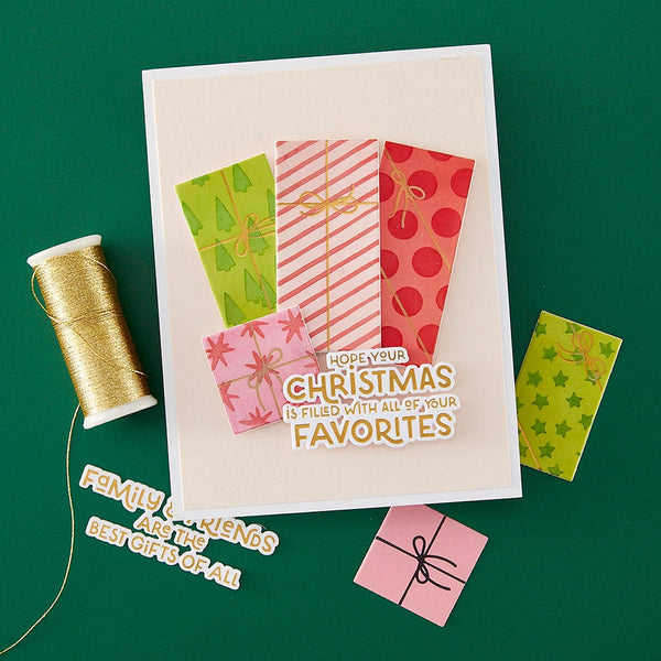 Here for the Presents Letterpress & Foil + Cut Set