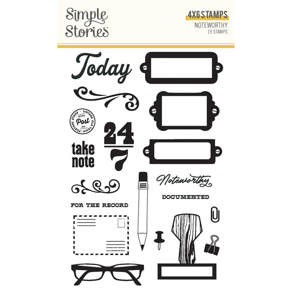 Noteworthy 4x6 Stamp Set