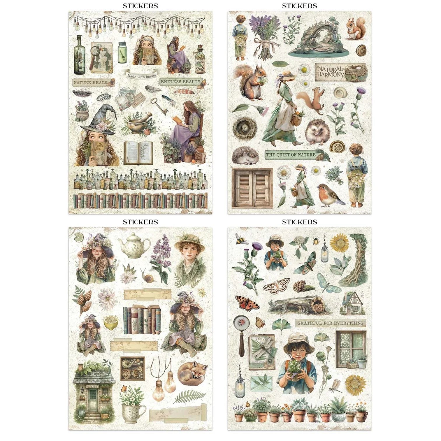 Herbarium Silvae Junk Journal Ephemera Book