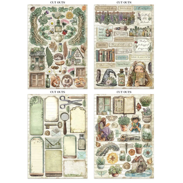 Herbarium Silvae Junk Journal Ephemera Book