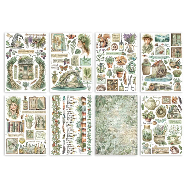{coming soon!} Herbarium Silvae A5 Washi Pad