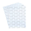 White Liner Double-Sided Adhesive Sheets 4pk - 8.5" x 11"