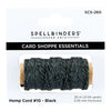 Black #10 Hemp Cord | 21.54yd Spool