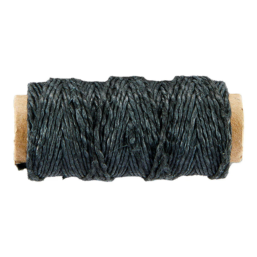 Black #10 Hemp Cord | 21.54yd Spool